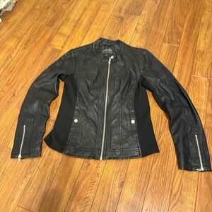 Maurices Black Leather Women's Jacket